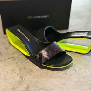 United Nude Black and Bright Yellow Mules
Rare find never worn